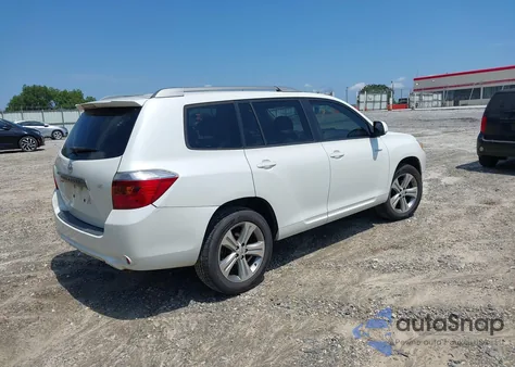 2008 Toyota Highlander Sport from USA, damaged, VIN JTEDS43A282059988
